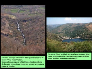 O Bibei en Viana do Bolo, entre a serra do Canizo e a Calva
 