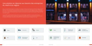 12 13comarch.fr/erpcomarch.fr/erp
Une solution en réponse aux besoins des entreprises
du retail et du négoce
Dans un environnement hyperconcurrentiel et en constante évolution, les entreprises du retail et du négoce doivent
faire face à des contraintes de plus en plus fortes, associées à une diminution des marges, aussi bien en B2B qu’en
B2C. Dans un même temps, les attentes et besoins des consommateurs ne cessent d’évoluer, portés par l’émergence
de nouveaux canaux de distribution, dans un contexte omnicanal au sein duquel les technologies IOT apportent une
vraie valeur ajoutée.
Comarch ERP Standard a été pensé pour procurer un réel avantage compétitif, sur tous les process clés de
l’entreprise, depuis les achats en passant par la logisitique et la gestion des canaux de distribution, répondant ainsi
aux besoins de flexibilité, d’innovation, de réactivité et de maîtrise des acteurs du négoce et du retail.
Textile Chaussures Beauté Bijoux Matériaux de
construction
Outillage et
machines-outils
EmballageSport
Equipements et
fournitures de
bureau
DIY
Electronique &
Informatique
Bois
 