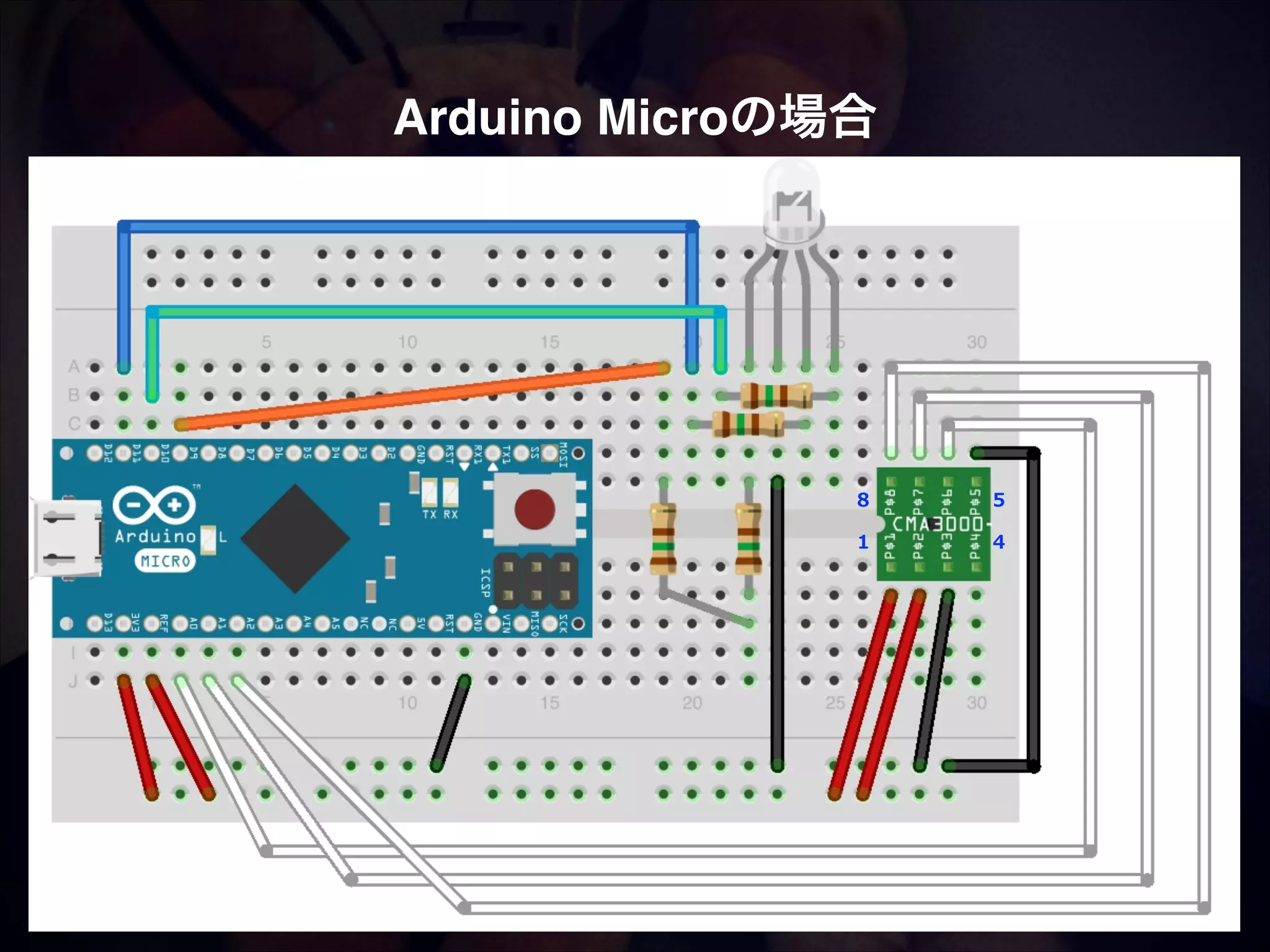 Arduino Microの場合 8 5 1 4 