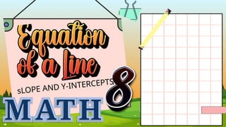 Understanding Slope and Y-Intercepts: Graphing Linear Equations in Real ...