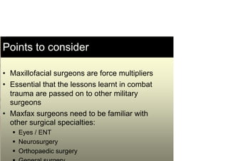 Max Fax Injuries Combat related maxillofacial injuries the kandahar experience- tong | PDF