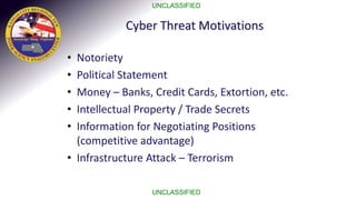 Combating Cyber Threats: Cyber Thread Information Program | PPT