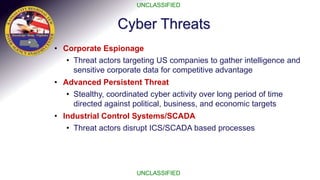 Combating Cyber Threats: Cyber Thread Information Program | PPT