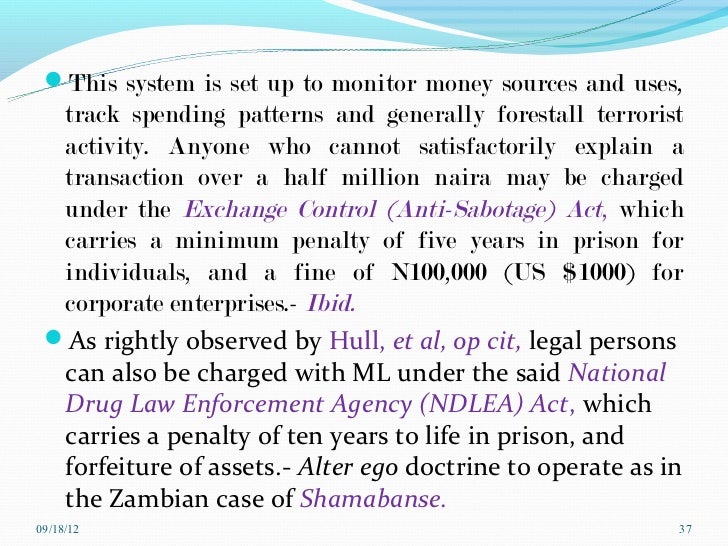 Money laundering Anti Money Laundering and Combating Terrorist Financing for Financial Institutions