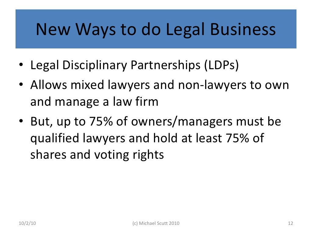The Legal Services Act 2007 Explained