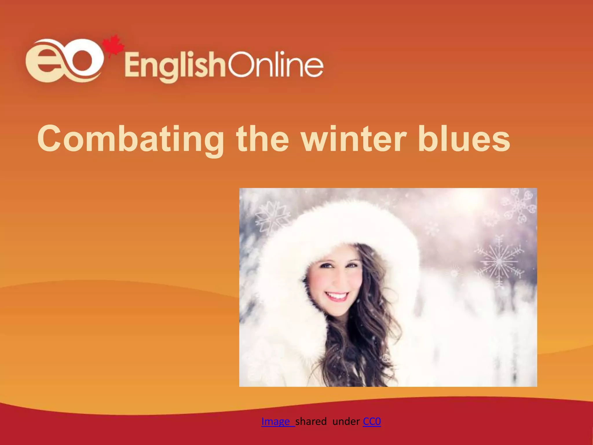 Combating the winter blues website ppt