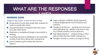 WHAT ARE THE RESPONSES
LIKE?
 