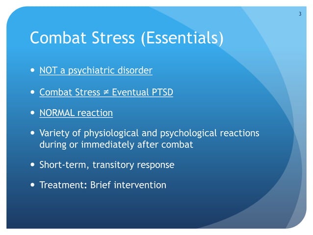 Normal and Abnormal Responses to the stress of combt.pptx