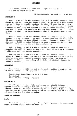 Combat Survival And Evasion