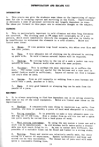 Combat Survival And Evasion