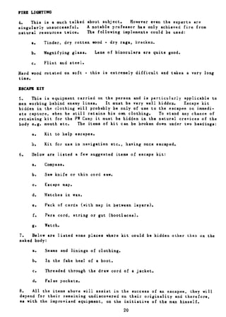 Combat Survival And Evasion