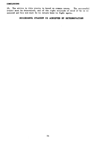 Combat Survival And Evasion