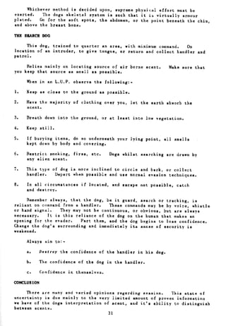 Combat Survival And Evasion