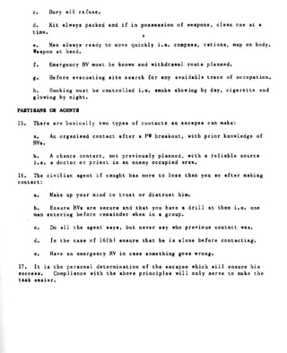 Combat Survival And Evasion