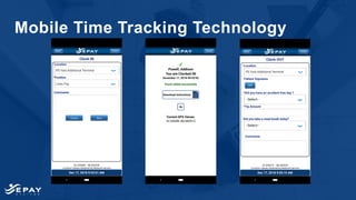 Mobile Time Tracking Technology
 