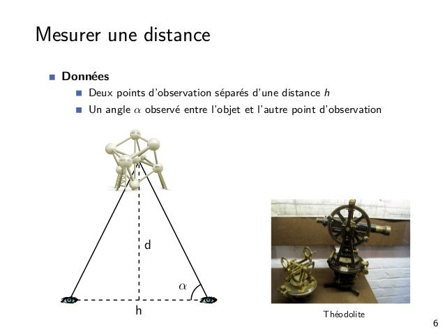 mesure des distances