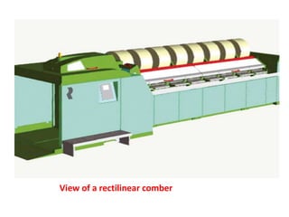 View of a rectilinear comber
 
