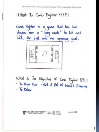 CTS FINAL PROJECT - COMB FIGHTER