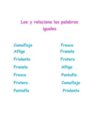 Combinación  fr fl para el blog