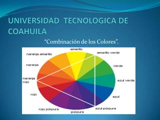 “Combinación de los Colores”.
 