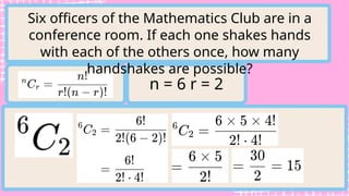 COMBINATION and solvind problems about combination.pptx