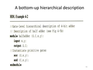 A bottom-up hierarchical description
51
 