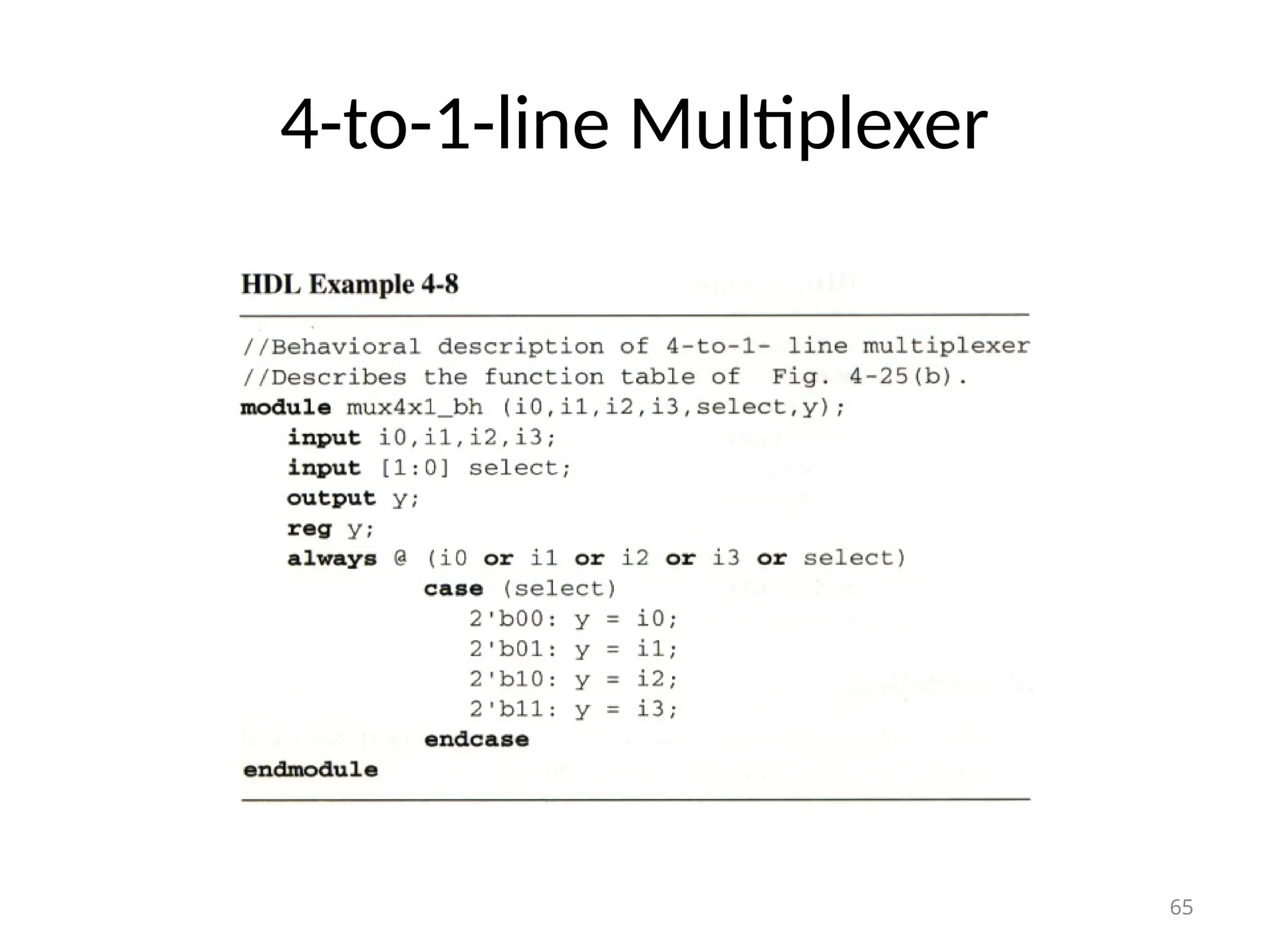 4-to-1-line Multiplexer
65
 