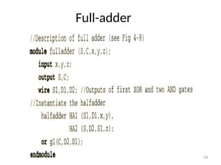 Full-adder
54
 
