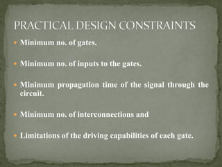 Combinational circuits