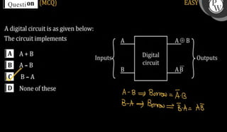Combinational Circuits Practice Sheet 01 Discussion Note.pdf