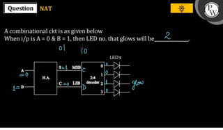 Combinational Circuits Practice Sheet 01 Discussion Note.pdf