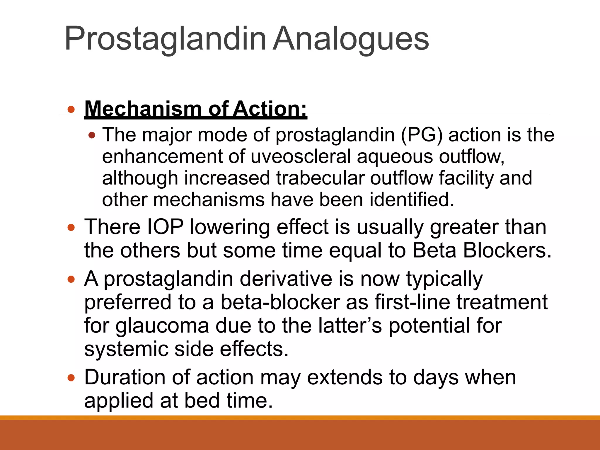 Combination medication glaucoma