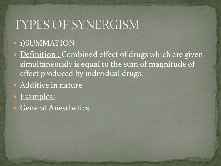 Combination of drugs