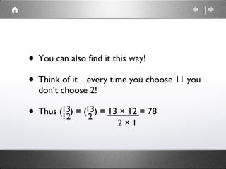 Combinations | PPT