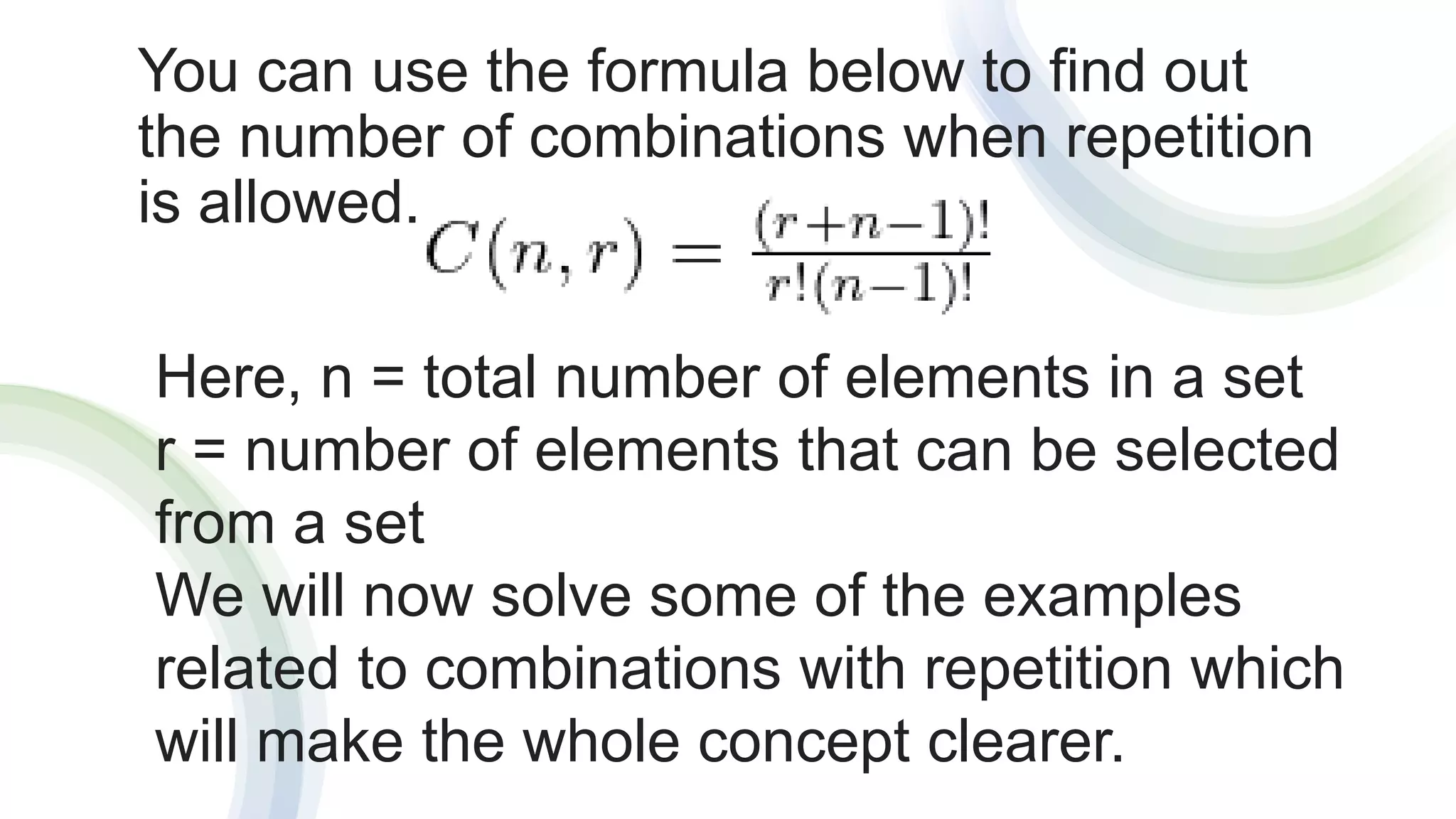 COMBINATION WITH REPETITION.pptx