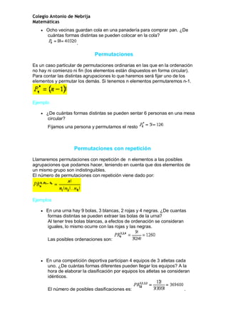Analisis Combinatorio | PDF