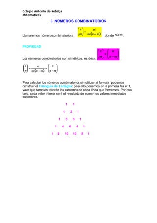 Analisis Combinatorio | PDF