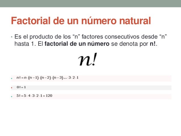 Notacion Factorial En Probabilidad Y Estadistica es.slideshare.net