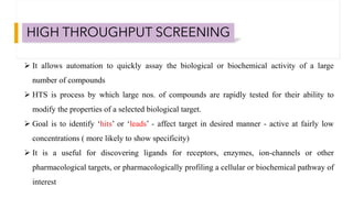 Combinatorial chemistry and HTS in lead identification.pdf