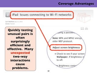 Combinatorial software test design beyond pairwise testing | PDF