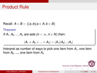 combinatorics | PPT