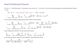 Multinomial Theorem Math 55 Combinatorics PPT | Discrete Mathematics.pptx