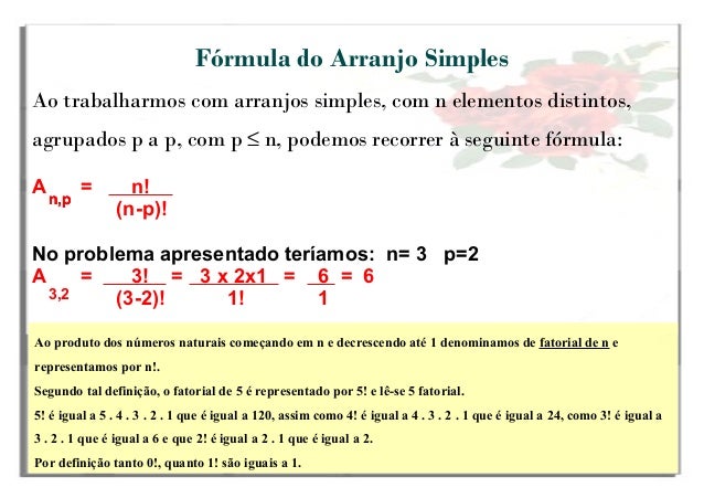 Resultado de imagem para probabilidade arranjo