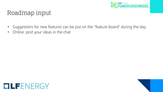 Roadmap input
• Suggestions for new features can be put on the "feature board" during the day
• Online: post your ideas in the chat
 