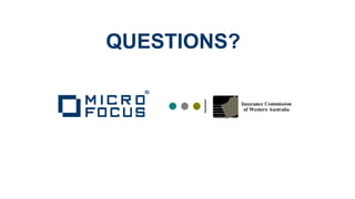 Micro Focus and ICWA Gartner PPT