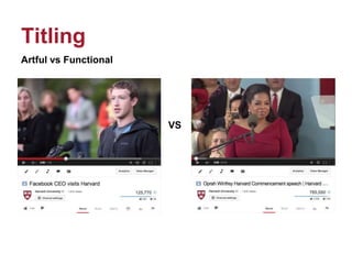 Titling
Artful vs Functional
VS
 