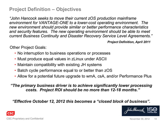 Micro Focus and CSC Gartner PPT