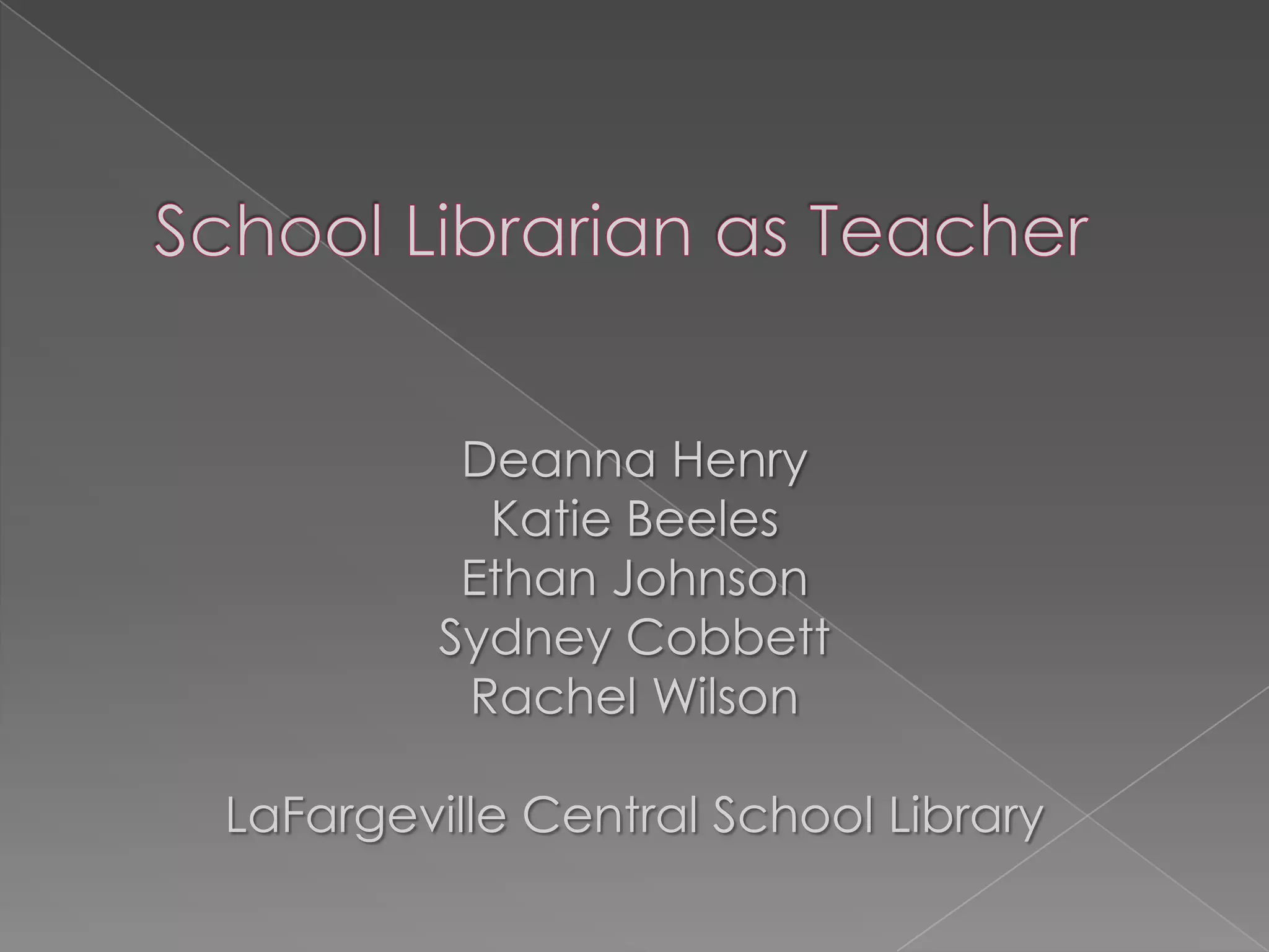 Connects School With Global Learning Community: Bridging the Gap Project Invitation from Mr. John Thomas, Jefferson Community College librarian, to do a library orientation for our English 101 students. Access to School Library System Databases Links to outside organizations- American Library Association, etc. 