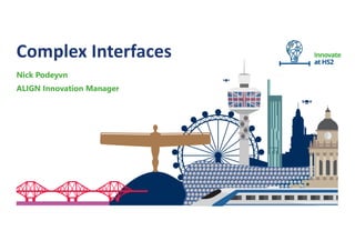 London
Complex Interfaces
Nick Podeyvn
ALIGN Innovation Manager
 