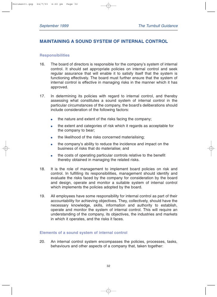 Combined Code Corporate Governance